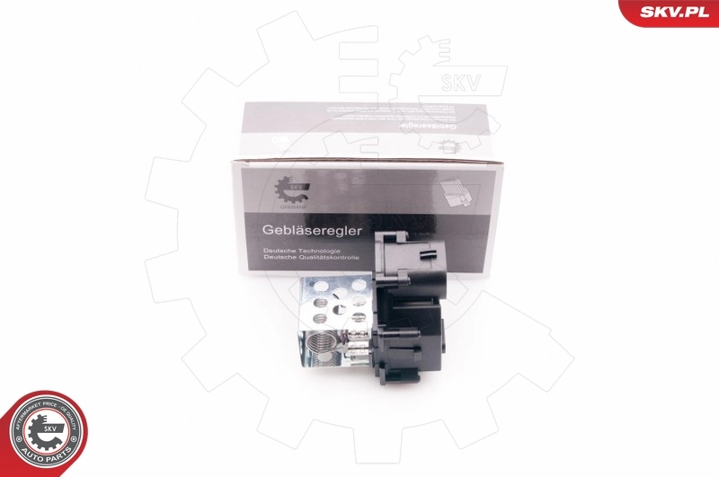 Resistor, interior blower